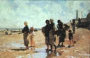 John Singer Sargent Oyster Gatherers of Cancale china oil painting reproduction